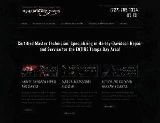 rdmotorcycles.com screenshot