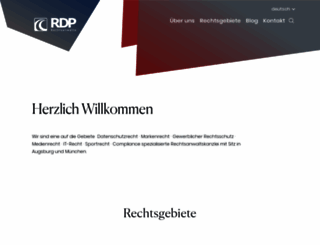 rdp-law.de screenshot