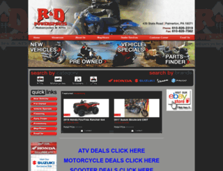 rdpowersports.com screenshot