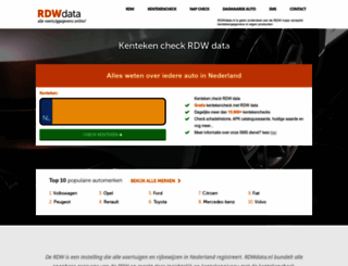 rdwdata.nl screenshot