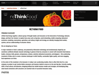 re-thinkfood.org screenshot