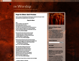 re-worship.blogspot.ca screenshot