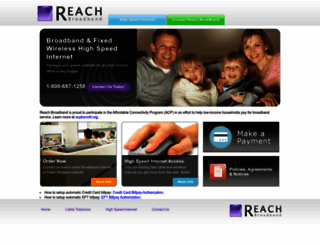 reachbroadband.net screenshot