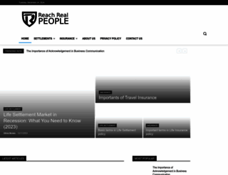 reachrealpeople.com screenshot