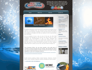 reactionrestoration.net screenshot