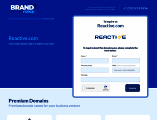 reactive.com screenshot