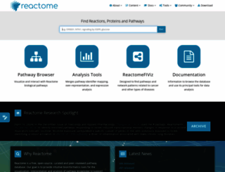 reactome.org screenshot