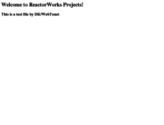 reactorworks.webtenet.com screenshot