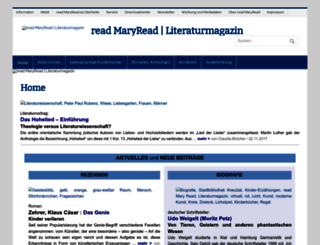 read-maryread.de screenshot