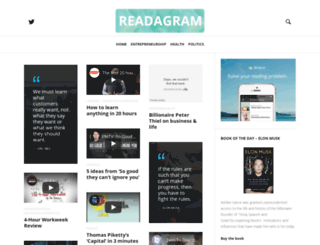 readagram.com screenshot