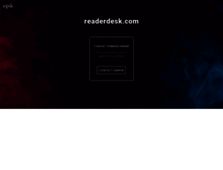 readerdesk.com screenshot