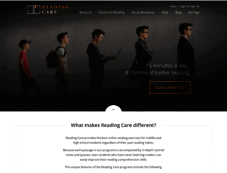 readingcare.com screenshot