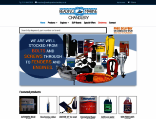 readingmarinechandlery.co.uk screenshot