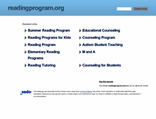 readingprogram.org screenshot