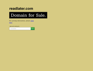 readlater.com screenshot