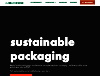 readycyclepackaging.com screenshot