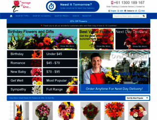 readyflowers.com screenshot