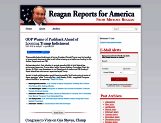 reaganreports.com screenshot