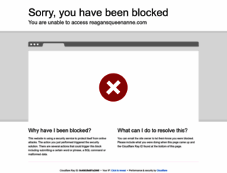 reagansqueenanne.com screenshot