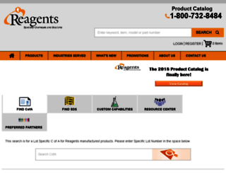 reagents.com screenshot