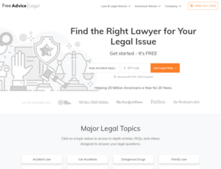 real-estate-law.freeadvice.com screenshot