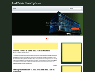 real-estate-news-india.blogspot.in screenshot