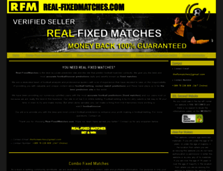 real-fixedmatches.com screenshot