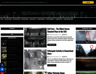 real-ghosts-website.blogspot.com screenshot