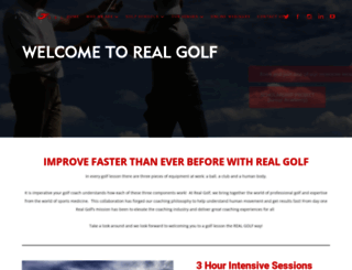 real-golf.org screenshot