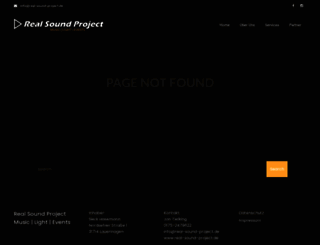 real-sound-project.de screenshot