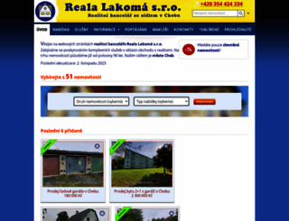reala-lakoma.cz screenshot