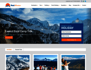 realadventurenepal.com screenshot
