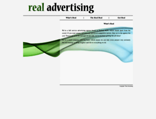 realadvertising.co.za screenshot