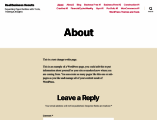 realbusinessresults.com screenshot