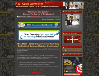 realcashgenerator.com screenshot