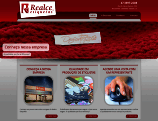 realceetiquetas.com.br screenshot
