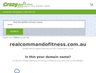 realcommandofitness.com.au screenshot