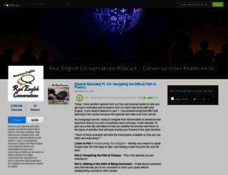 realenglishconversations.podbean.com screenshot