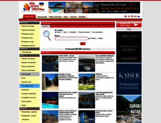 realestatecroatia.com screenshot