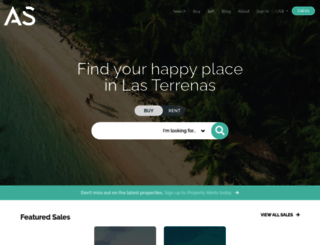realestatelasterrenas.com screenshot