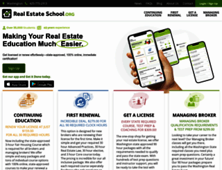 realestateschool.org screenshot