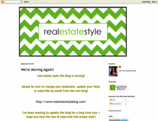 realestatestyle.blogspot.com screenshot
