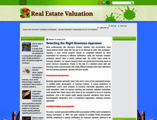realestatevaluations.blogspot.com screenshot