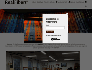 realfibers.com screenshot