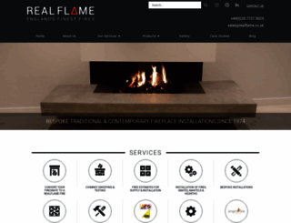 realflame.co.uk screenshot