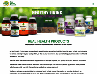 realhealthproducts.com screenshot