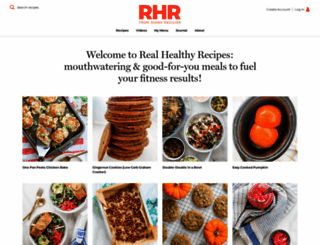 realhealthyrecipes.com screenshot