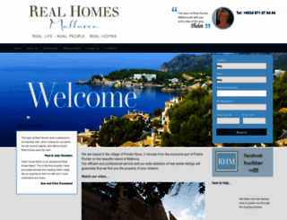 realhomesmallorca.com screenshot