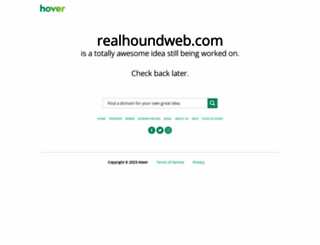 realhoundweb.com screenshot