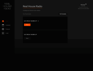realhouseradio.airtime.pro screenshot